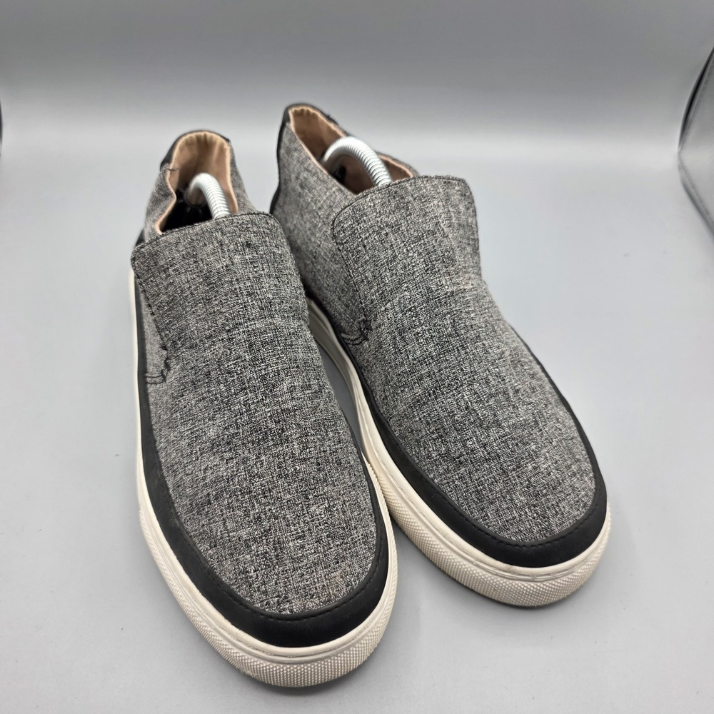 Hey Dude Peyton‎ Shoes Womens 7 Chambray Black Gray Sneakers Loafers Platform